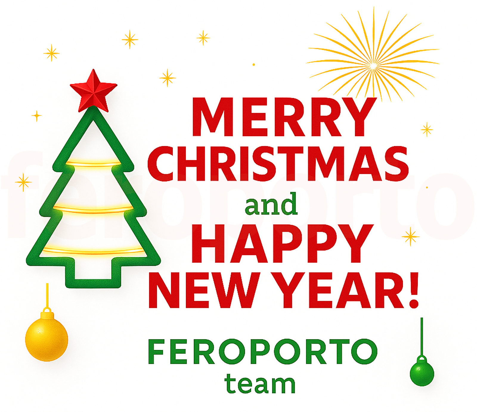 Frohe Weihnachten und ein gutes neues Jahr 2026!